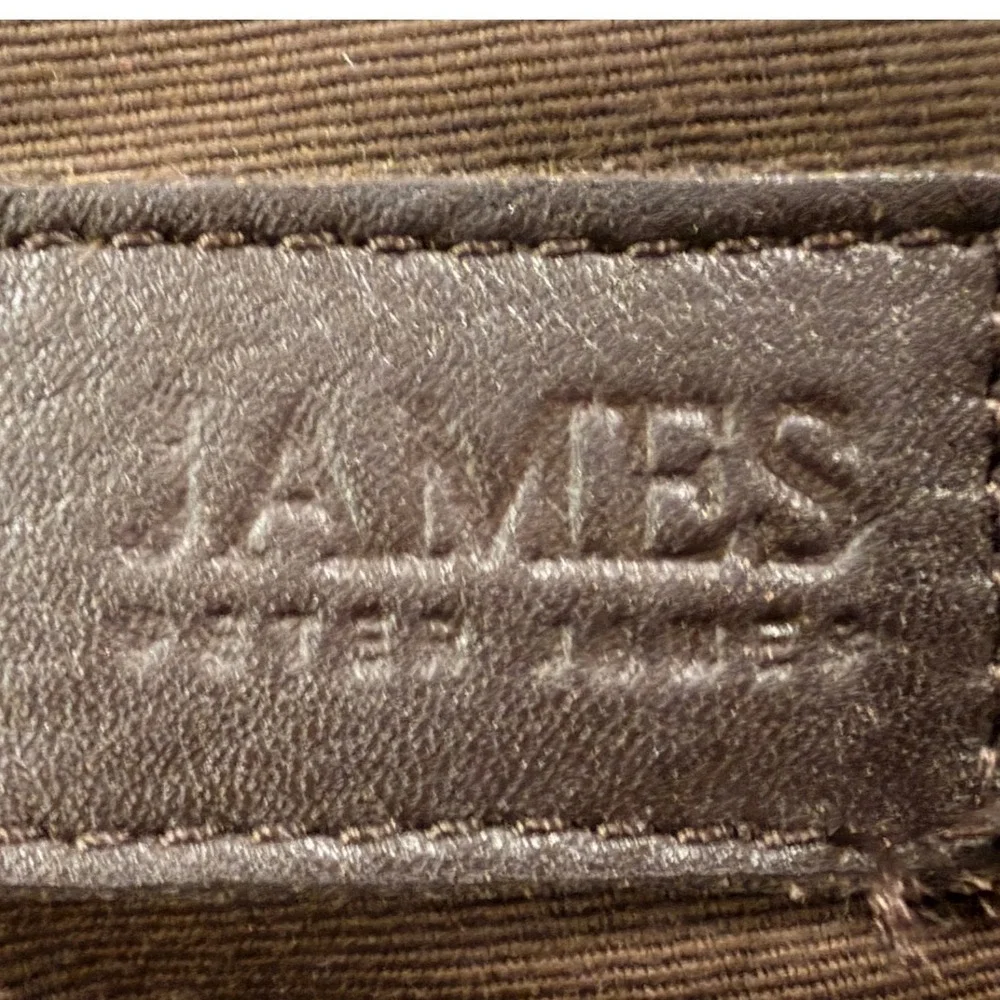 James Pringle Harris Tweed Wool Tote Bag Matching Wallet Leather Scotland
